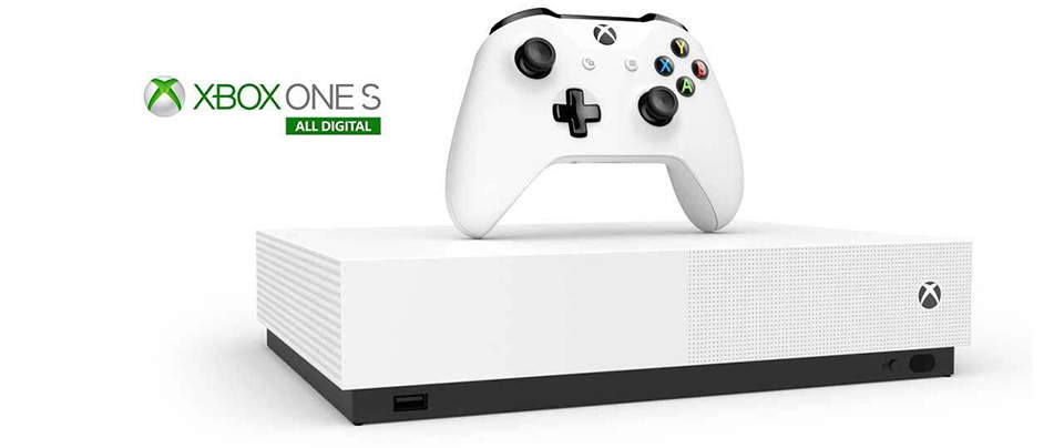 کنسول بازی مایکروسافت Microsoft Xbox One S All Digital ظرفیت 1 ترابایت