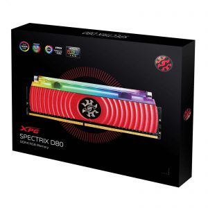رم ای دیتا ADATA XPG SPECTRIX D80 16GB DDR4 3000MHz CL 16-18
