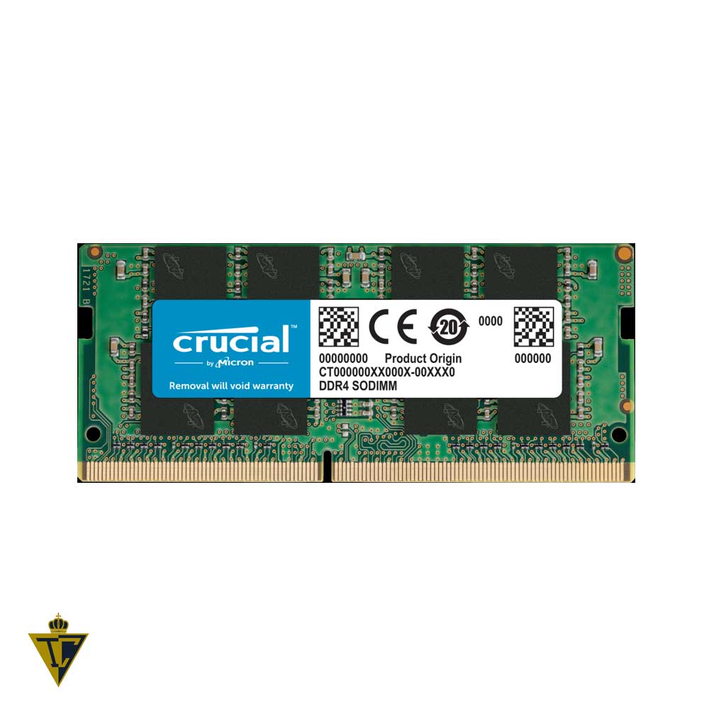 رم لپ تاپ کروشیال CRUCIAL 8G 3200MHz DDR4 ظرفیت 8 گیگابایت